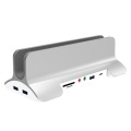 12 porta USB C hub con jack da 3,5 mm