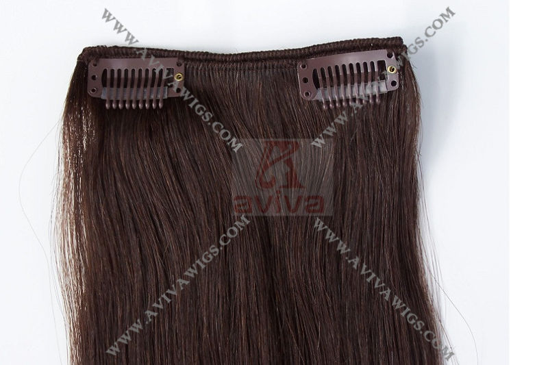 100% Virgin Remy Clip in Hair Extension with Deep Wave