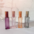 5ml 10ml 20ml Recarregável garrafas de perfume de vidro cinza