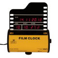 Đồng hồ báo thức phim ngang màu vàng