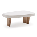 Simple Design White Solid Wood Practical Coffee Table