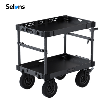 Professional 40-inch Television Cart Workstation for Camera Directing and Photography