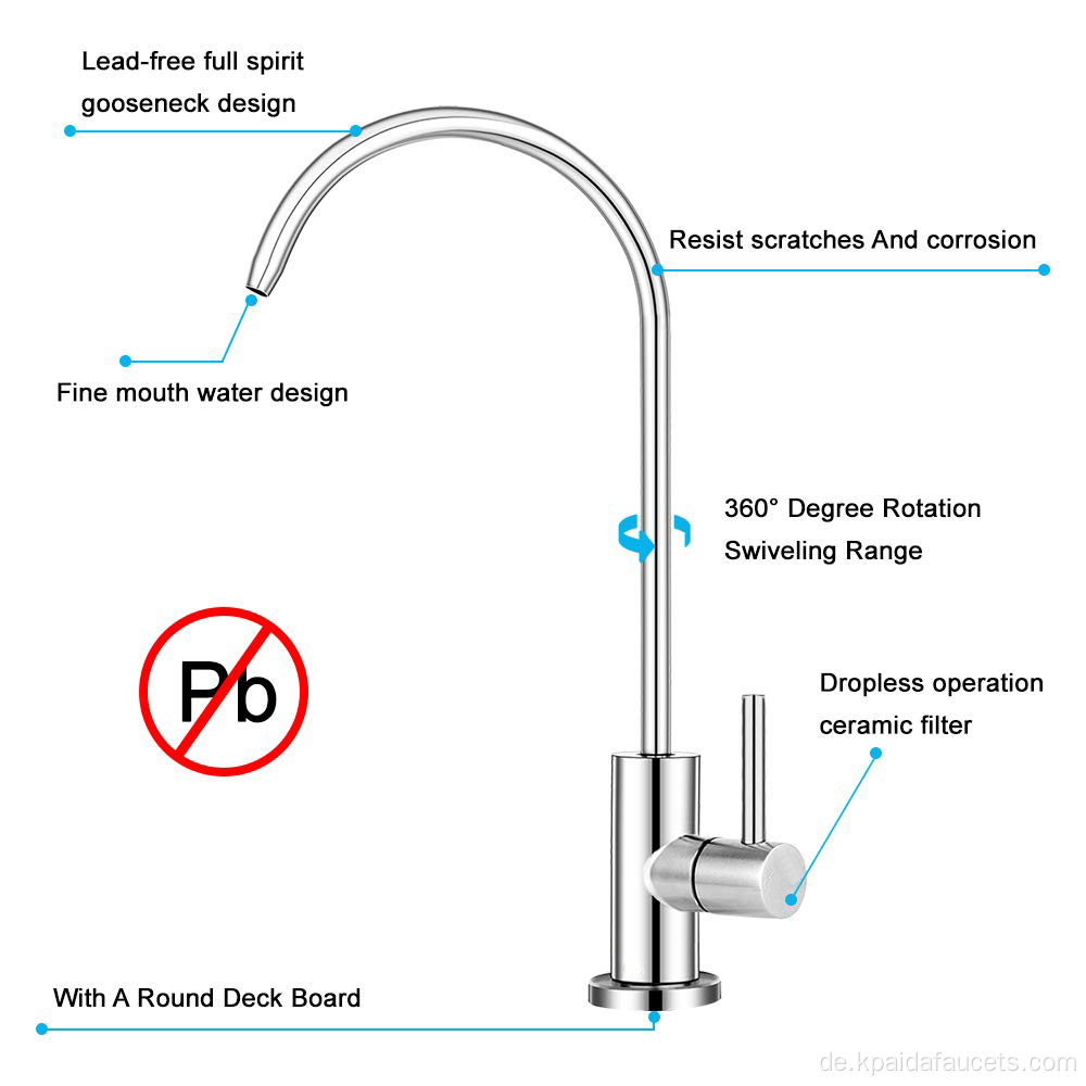 Fabrik angebotener Branchenführer 360 -Grad -Rotation Wasserhahn