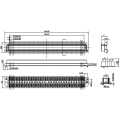 Single-slot female H0.85-1.85 board-to-board connectors