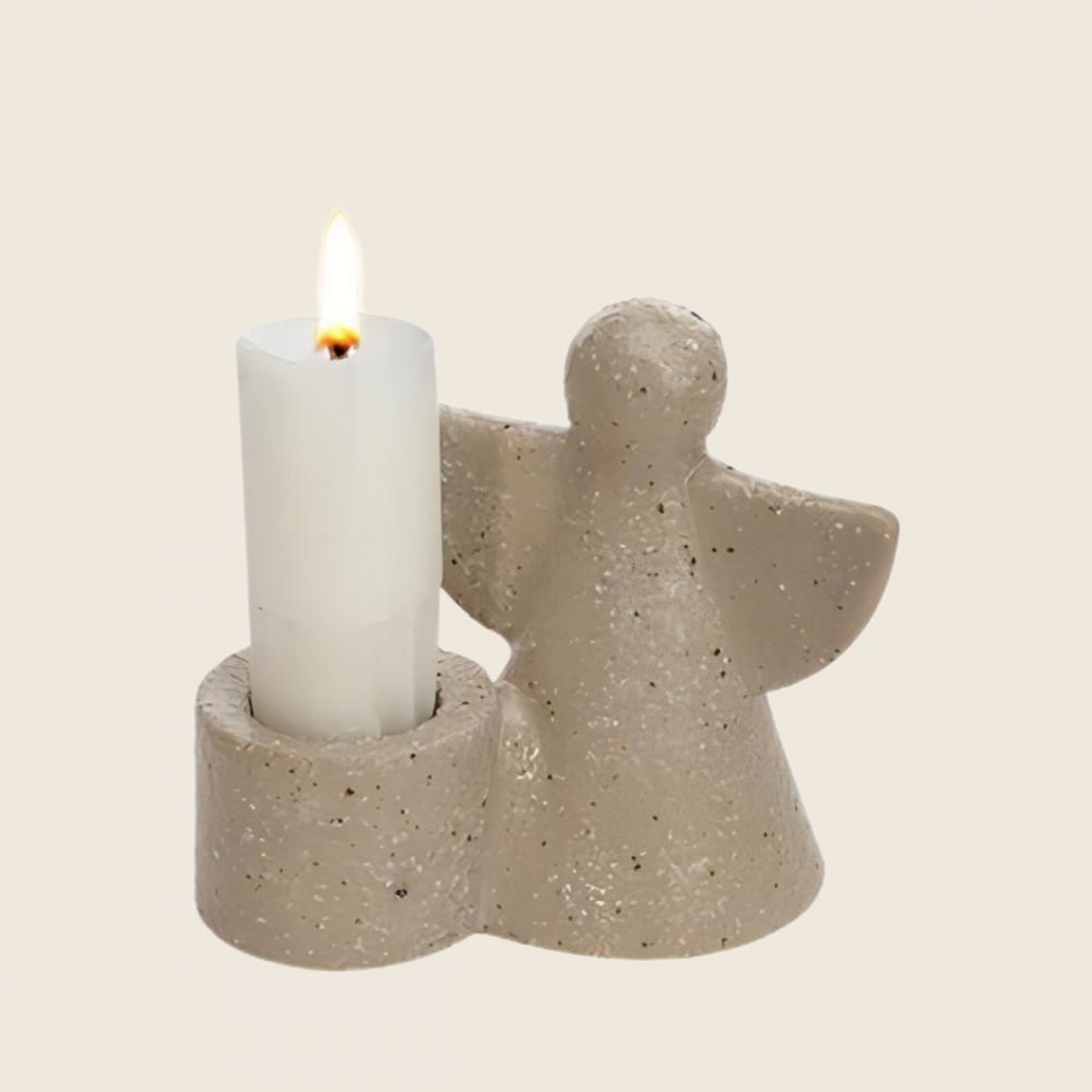 Ceramic Angel Candle Holder