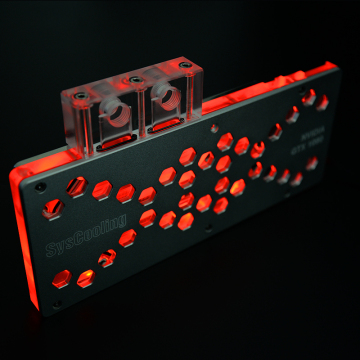 RGB ضوء النحاس التغطية الكاملة GPU كتلة المياه