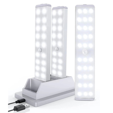 Custom Logo LED Dimmer Motion Sensor Under Cabinet Light with Wireless Charging Station
