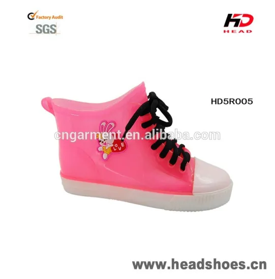 Popular fancy kids plastic boots