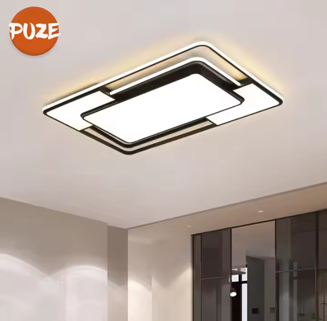 Nordic Stylish Square Frame Surface Mounted Ceiling Light