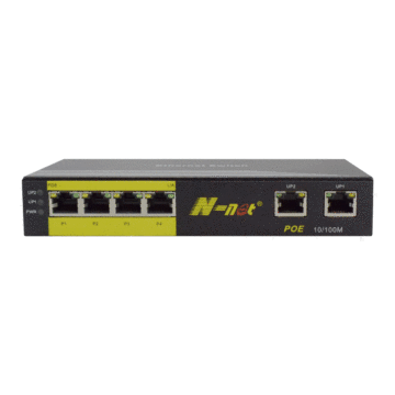 สวิตช์ POE 4 พอร์ตที่รวดเร็วไม่ได้รับการจัดการ