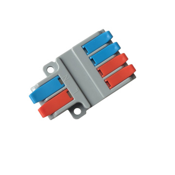 Compact 2 In 4 Out LT-624 Pole Wire Connector 450V 32A