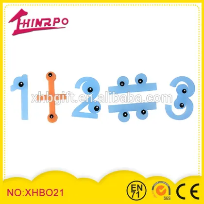 Digital shape baby soft toys silicone baby teethers, safe baby teething
