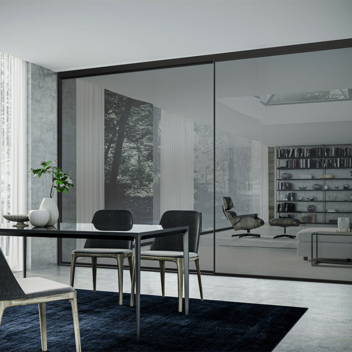 4516 Serisi Minimalist Alüminyum Alaşımlı Kayar Kapı