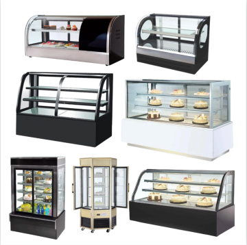 Air Cooling Rotary Cupcake Display Stand untuk penjualan kedai kopi