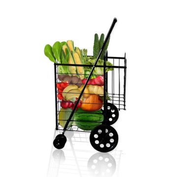 Steel Alloy Folding Supermarket Shopping Cart