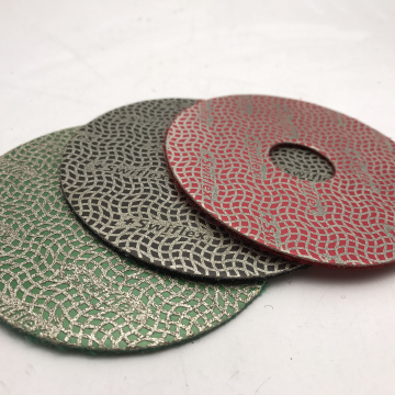 KGS Diamond Swiflex QS Disc for Stone Edging 7'' QRS Backing Nickel Bonded Disk