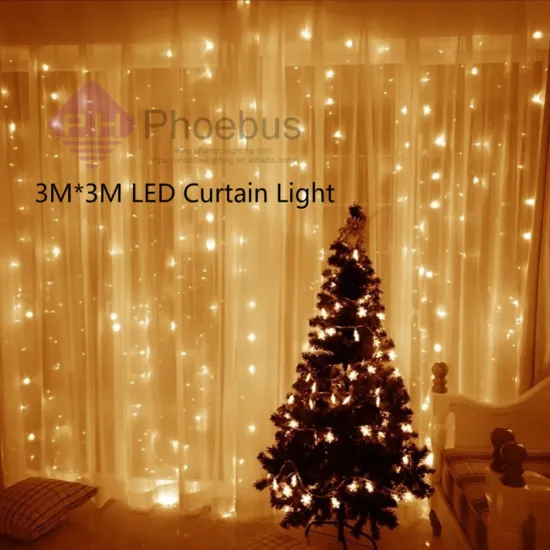 2MX3M 680L Waterproof Christams Fairy Copper Connectable LED Curtain Lights For Wedding