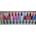 A row of carved lipsticks