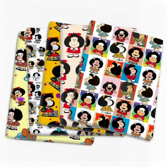 Polyester Cotton Fabric Patchwork Gril Printed Fabric for Tissue Kids Home Textile for DIY Sewing Quilting Fabrics,1Yc390