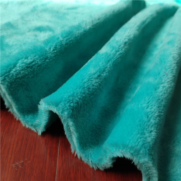 Dyed Two Side Flannel Fleece Fabric