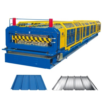 Doppelschicht verzinkte Fliesen -Wellblech -Aluminium -Metalldachblechherstellungsmaschine