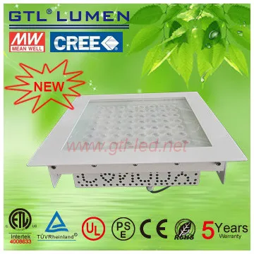 fueling station LED canopy light MWdriver ETL certification