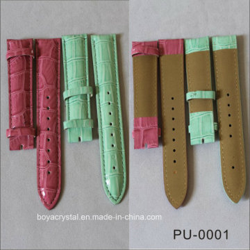 Shiny Color PU Leather Watch Belt for Girls-PU-0001