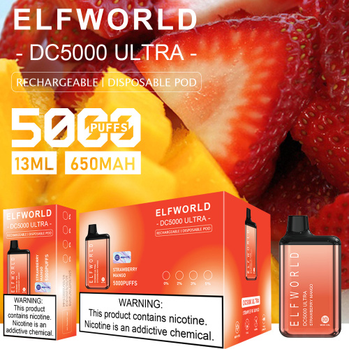 Elf World DC5000 Ultra 0%Nic Disposable Vapes