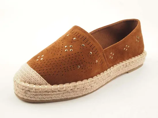 Women's Closed Toe Vivet Slip On Flat Espadrilles