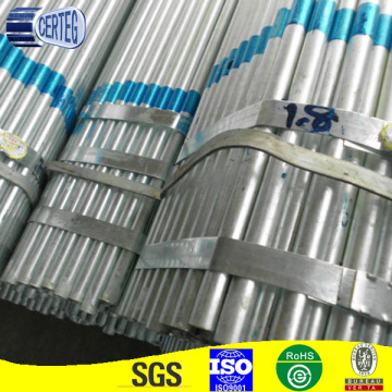 Hot sale greenhouse 34mm hot dipped galvanized steel pipe