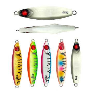 RUNTOO Fishing Aluminium Metal Jigs Lure for Saltwater Glow Jigging
