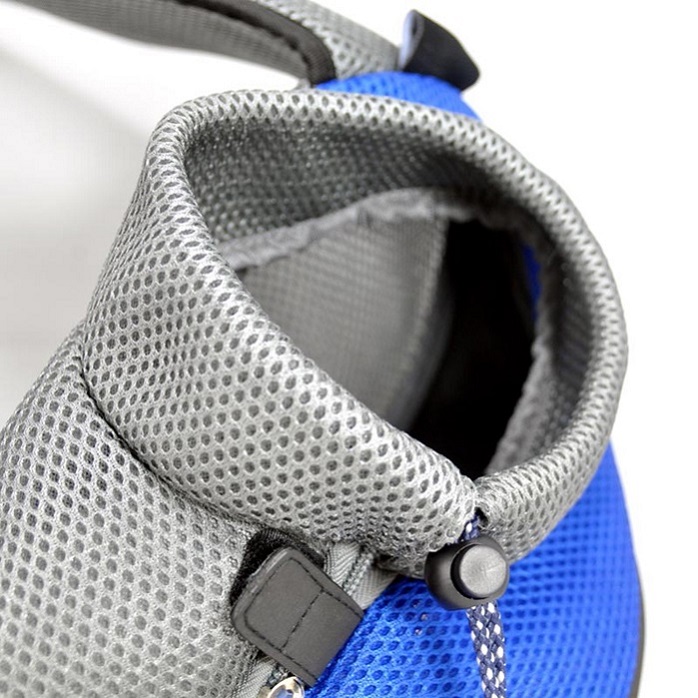 Blauer PVC und Mesh Pet Sling