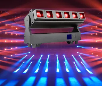 WILLED DJ Stage Disco Wash Bar DMX Pixel Control 6x40W RGBW LED Wall Washer Light
