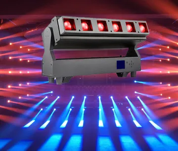 WILLED DJ Stage Disco Wash Bar DMX Pixel Control 6x40W RGBW LED Wall Washer Light