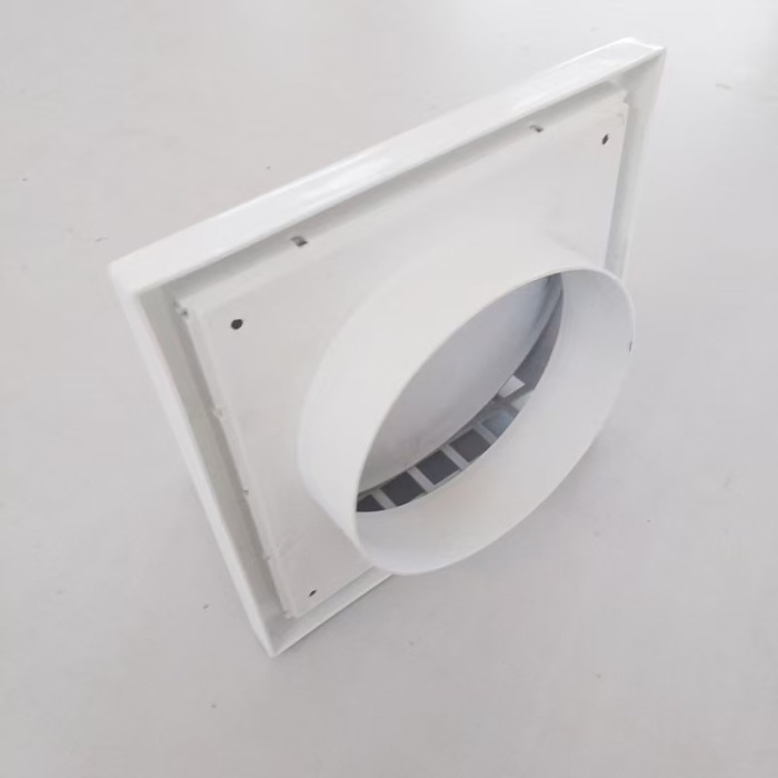 Ventilasi pembuangan penutup hujan dinding eksterior ABS