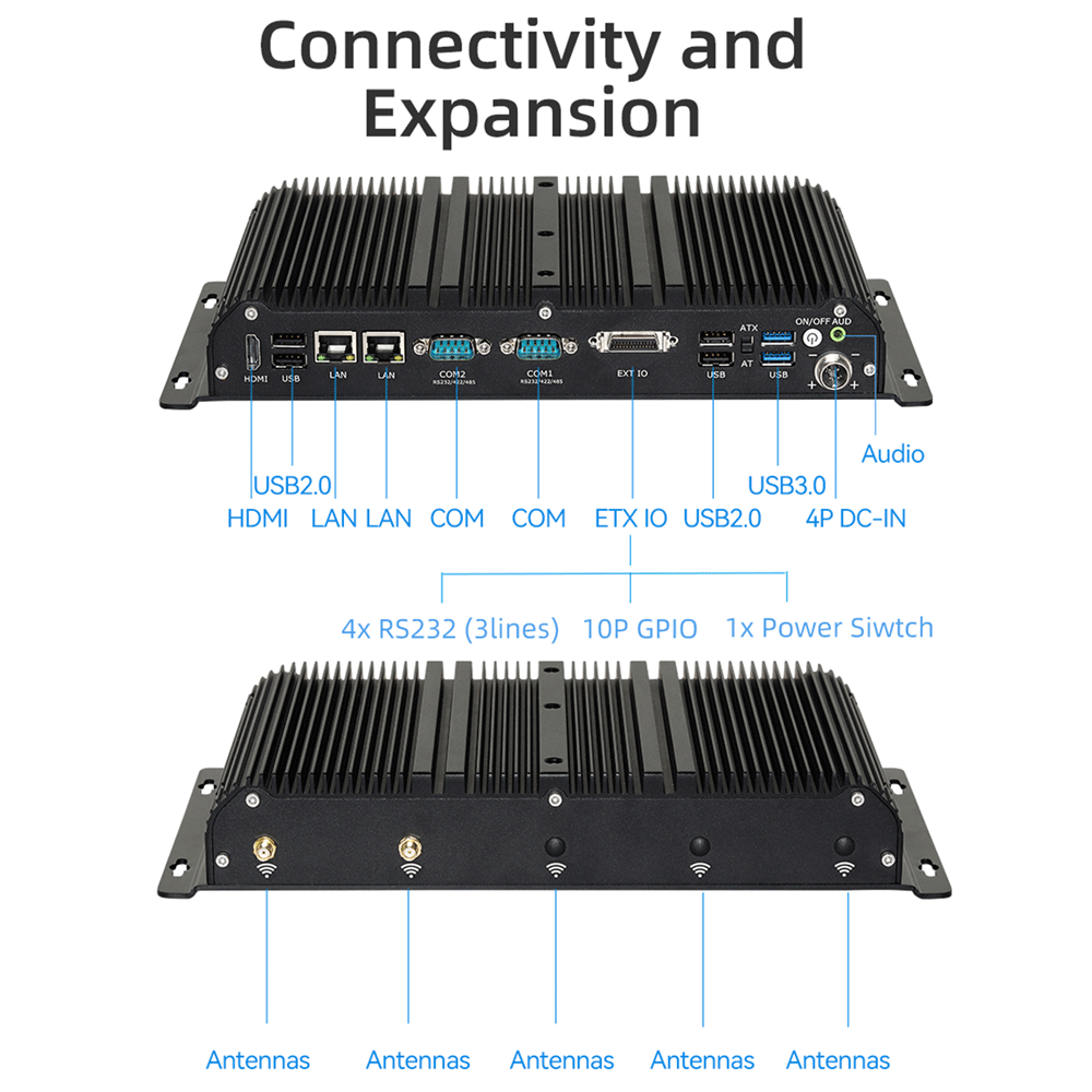 5G Fanless industrial PC