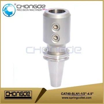 High Precision CAT40-SLN1-1/2"-4.5" Side lock end mill holder