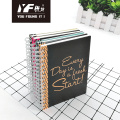 High quality customizable cover A5 spiral coil notebook