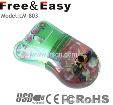Foot Shape Liquid Filled Mouse 