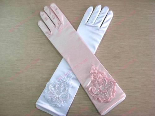 Wedding Bridal Gloves,Pearl Beaded Gloves,Fashion Gloves