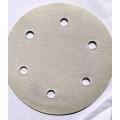 9inch six hole grit60 white coated loop disc