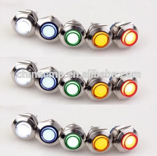 CMP anti-vandal IP67 indicator light electrical panel lamps