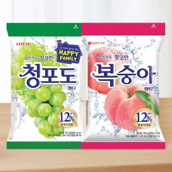 Lotte Fruit-Flavored Hard Candy