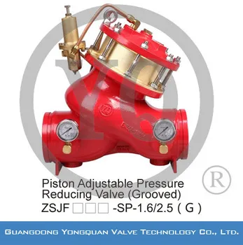 ZSJF-SP-1.6/2.5 MPa Piston Adjustable Pressure Reducing Valve Manufactured in China, DN 40-1200mm