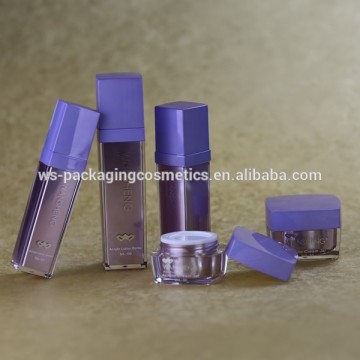 Cosmetics Acrylic Square Cream Cosmetic Tube Packaging