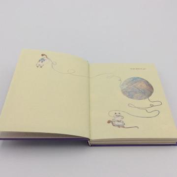 Cahier mignon de bande dessinée simple