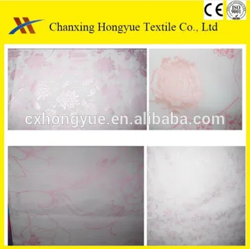 Silver Polyester printed fabric for making bed sheets/100 Polyester brushed silver textile fabric