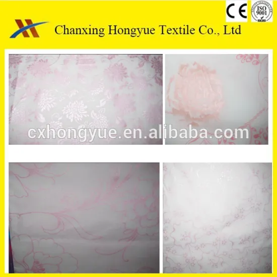 Silver Polyester printed fabric for making bed sheets/100 Polyester brushed silver textile fabric