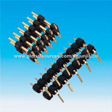2.0mm Pitch Pin Headers, Single/Dual-row, Double Insulators, SMT Type, RoHS Mark