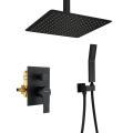 Shamanda Black Color Brass Shower Set do wannie